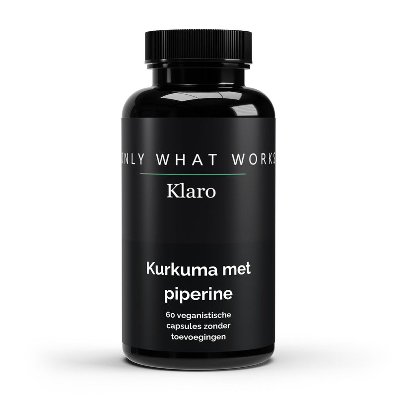 Turmeric + Piperine - 60 Capsules — Klaro supplement
