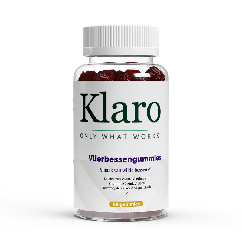 Elderberry + Vitamin C + Zinc Gummies - 60 pcs. — Klaro supplement