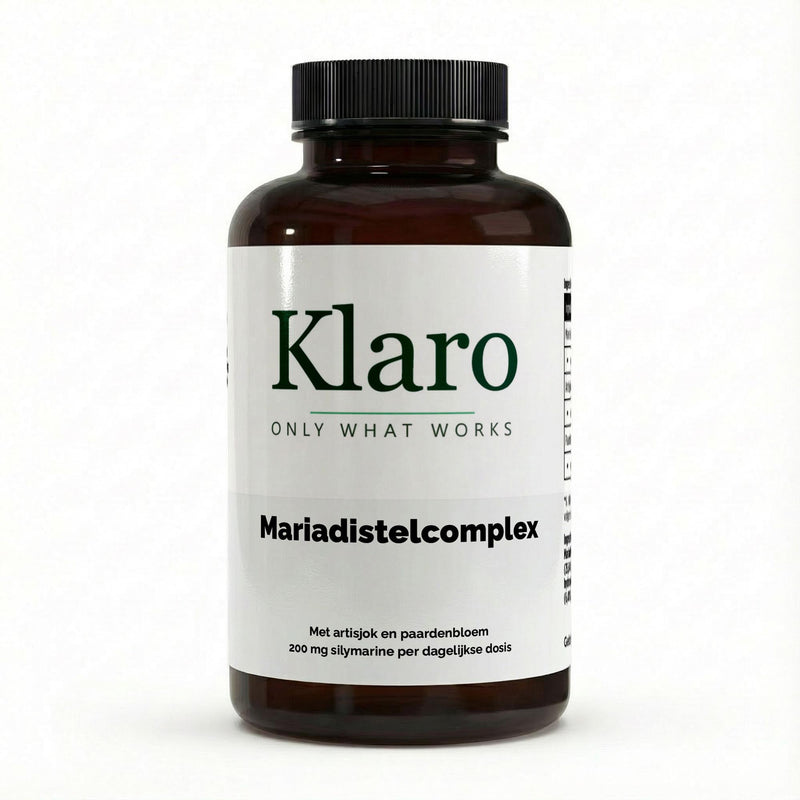 Mariadistel, Artisjok & Paardenbloem Complex - 120 Capsules — Klaro supplement