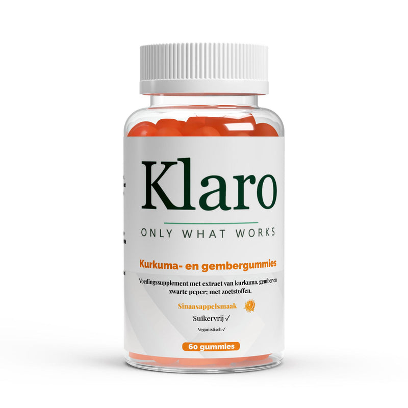 Turmeric + Ginger + Black Pepper Gummies - 60 pcs. — Klaro supplement