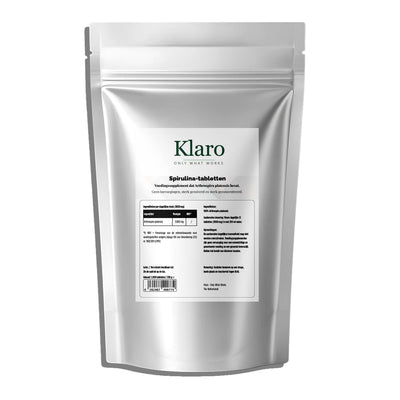 Spirulina - 1,000 Tablets — Klaro supplement