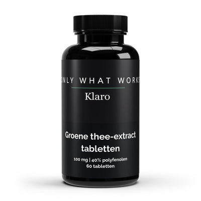 Groene thee extract  - 60 capsules — Klaro supplement