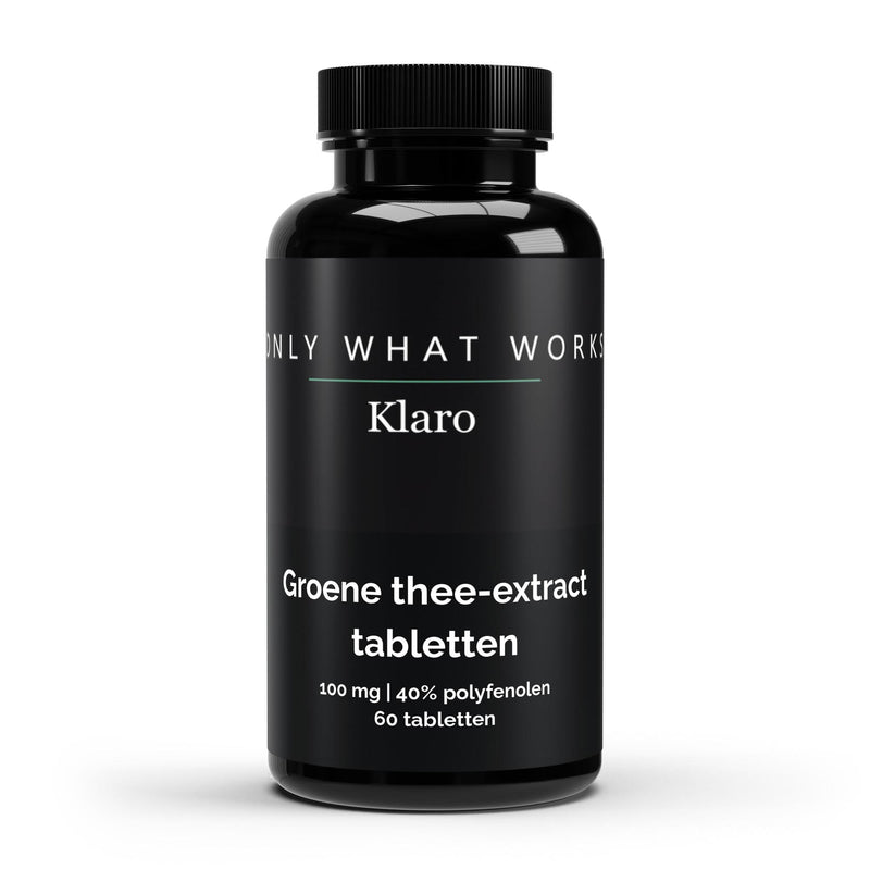 Groene thee extract  - 60 capsules — Klaro supplement
