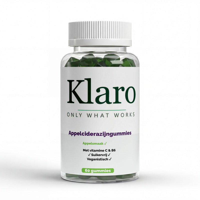 Appelazijn + Vitamine C + B6 + Chroom Gummies — Klaro supplement