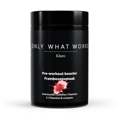 Pre-Workout Booster Raspberry - 520g — Klaro supplement