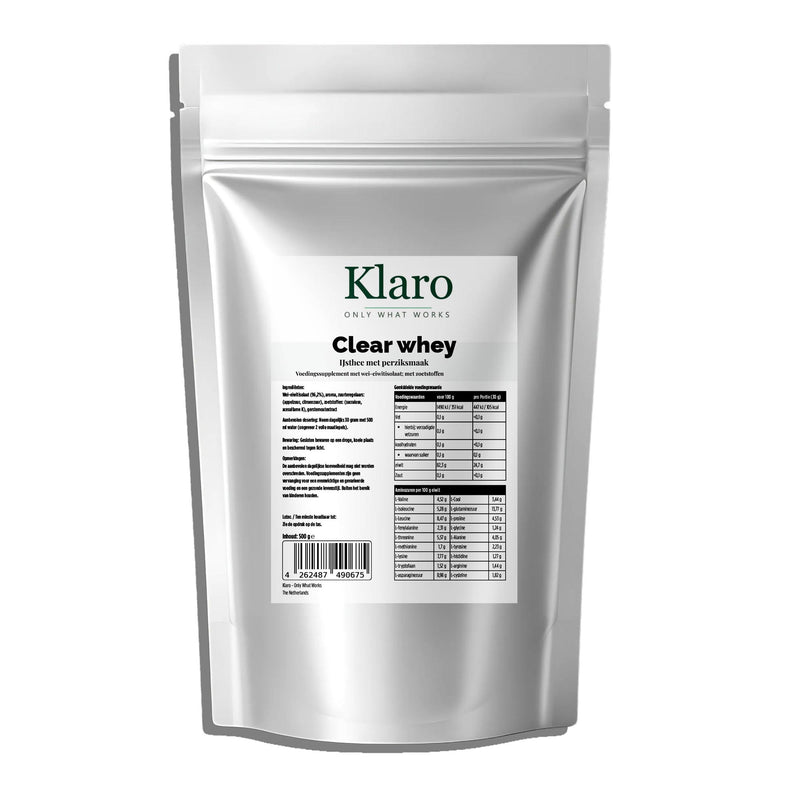 Clear Whey Proteïne Iced Tea Peach - 500g — Klaro supplement