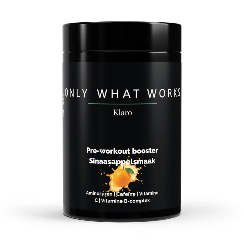 Pre-Workout Booster Orange - 520g — Klaro supplement