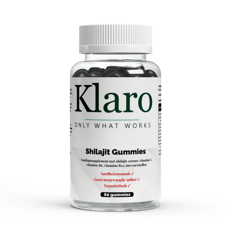 Shilajit Gummies + Vitamin C,B6, B12 - 60 pcs. — Klaro supplement
