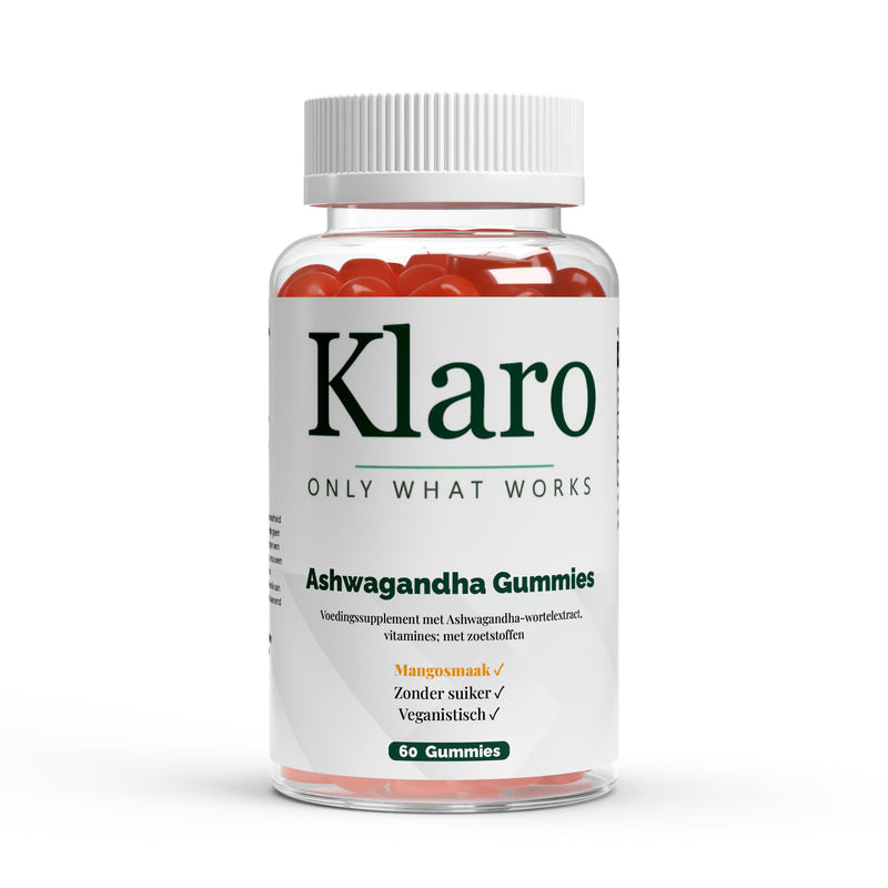 Ashwagandha + Vitamin B6 Gummies - 60 pcs. — Klaro supplement