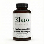 Magnesium 6x Complex + B6 - 120 vegan capsules — Klaro supplement