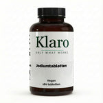 Iodine (Jodium) - 180 vegan tablets — Klaro supplement