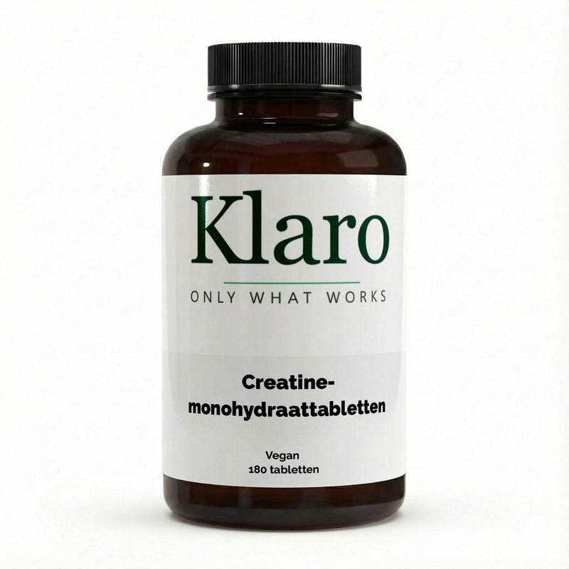 Creatine Monohydraat - 180 vegan tablets — Klaro supplement