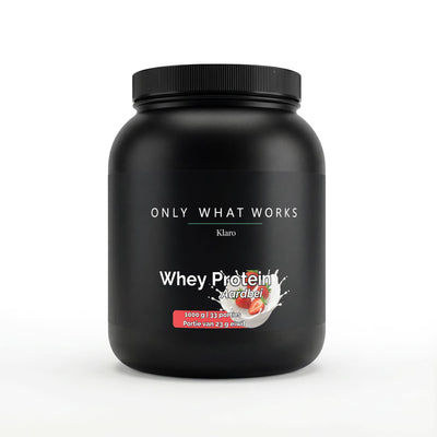 Whey Proteïne Strawberry - 1,000g — Klaro supplement