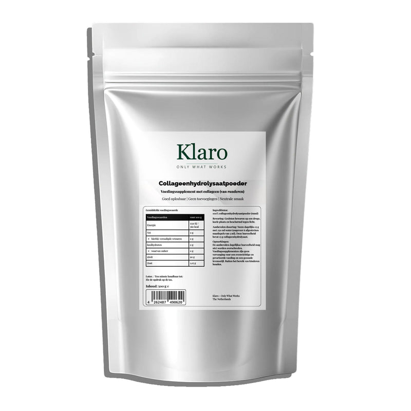 Collageen Poeder (Rund) - 500g — Klaro supplement