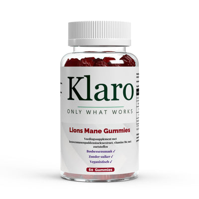 Lion's Mane + Vitamin B6 Gummies - 60 pcs. — Klaro supplement