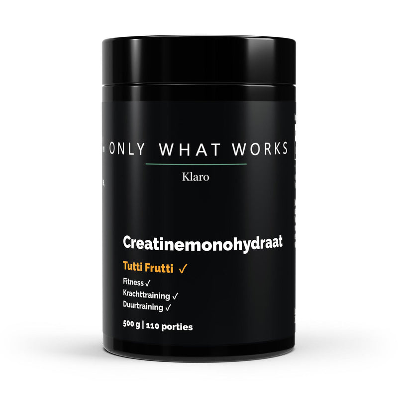 Creatine Monohydraat Tutti Frutti - 500g — Klaro supplement