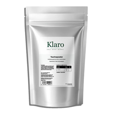 L-Taurine Poeder - 500g — Klaro supplement