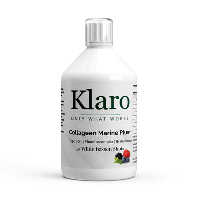 Collageen Beauty Liquid (Vis) - 50 Shots - Wild Berry - 500ml — Klaro supplement
