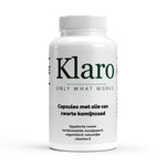 Zwarte Komijnolie Capsules - 240 Vegan Softgels — Klaro supplement